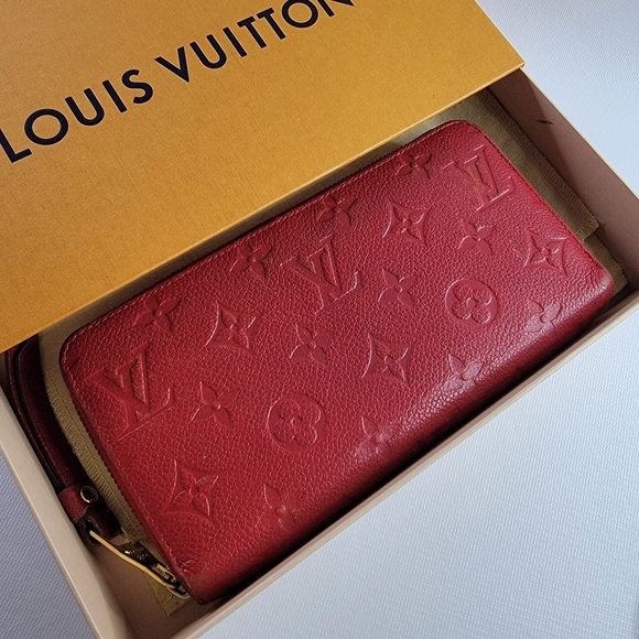 LOUIS VUITTON Monogram Empreinte Leather Zippy Long Wallet - Picture 10 of 10
